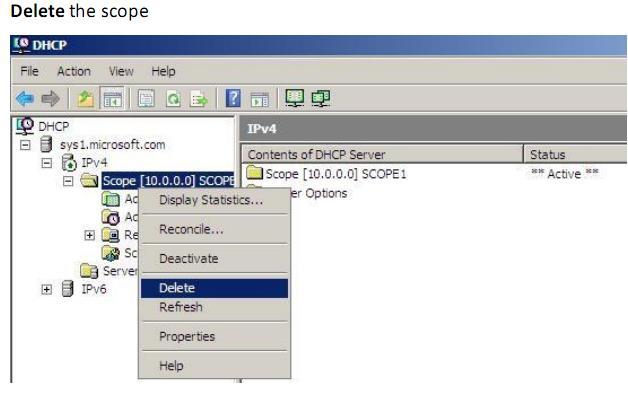 restore dhcp from mdb file